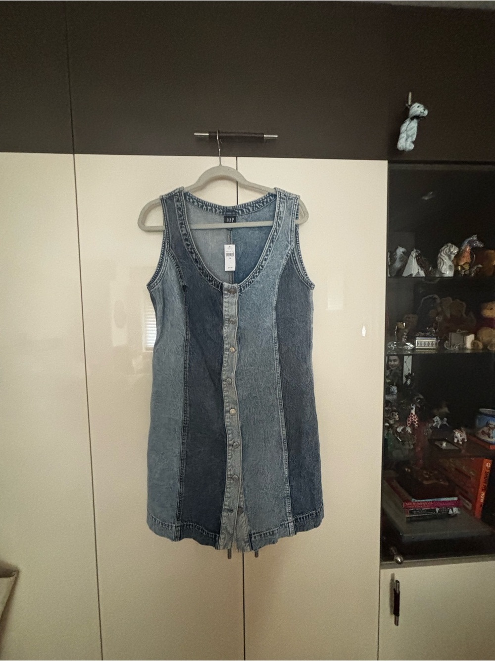 NWT GAP Retro denim mini dress